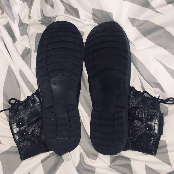 LEATHER COMBAT BOOTS - Picture 5 of 5